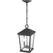 Beacon Oil Rubbed Bronze Outdoor Chain Mount Ceiling Fixture - Outdoor Pendants