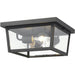 Beacon Oil Rubbed Bronze Outdoor Flush Ceiling Mount Fixture | theLightShop