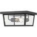 Beacon Oil Rubbed Bronze Outdoor Flush Ceiling Mount Fixture - Outdoor Ceiling Lights