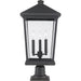 Beacon Oil Rubbed Bronze Outdoor Pier Mounted Fixture - Outdoor Pier Mounted Fixtures