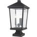 Beacon Oil Rubbed Bronze Outdoor Pier Mounted Fixture - Outdoor Pier Mounted Fixtures