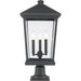 Beacon Oil Rubbed Bronze Outdoor Pier Mounted Fixture | theLightShop