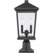 Beacon Oil Rubbed Bronze Outdoor Pier Mounted Fixture - Outdoor Pier Mounted Fixtures