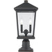 Beacon Oil Rubbed Bronze Outdoor Pier Mounted Fixture | theLightShop