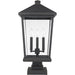 Beacon Oil Rubbed Bronze Outdoor Pier Mounted Fixture - Outdoor Pier Mounted Fixtures