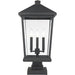 Beacon Oil Rubbed Bronze Outdoor Pier Mounted Fixture | theLightShop