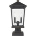 Beacon Oil Rubbed Bronze Outdoor Pier Mounted Fixture - Outdoor Pier Mounted Fixtures