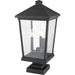 Beacon Oil Rubbed Bronze Outdoor Pier Mounted Fixture - Outdoor Pier Mounted Fixtures