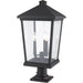 Beacon Oil Rubbed Bronze Outdoor Pier Mounted Fixture - Outdoor Pier Mounted Fixtures