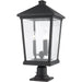 Beacon Oil Rubbed Bronze Outdoor Pier Mounted Fixture - Outdoor Pier Mounted Fixtures