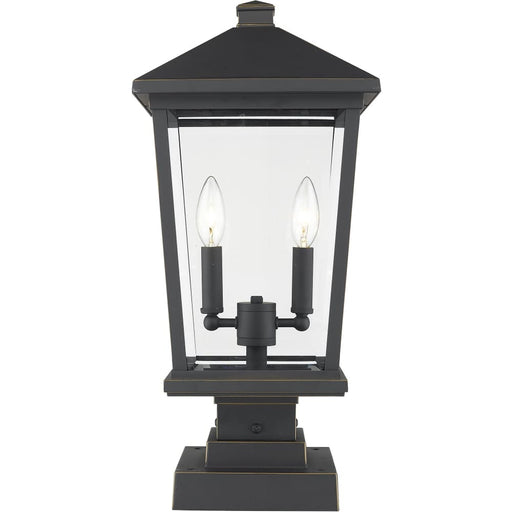 Beacon Oil Rubbed Bronze Outdoor Pier Mounted Fixture | theLightShop