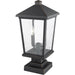 Beacon Oil Rubbed Bronze Outdoor Pier Mounted Fixture - Outdoor Pier Mounted Fixtures