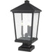 Beacon Oil Rubbed Bronze Outdoor Pier Mounted Fixture - Outdoor Pier Mounted Fixtures