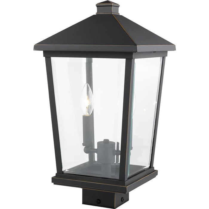 Beacon Oil Rubbed Bronze Outdoor Post Mount Fixture - Outdoor Post Mount Fixtures