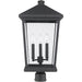 Beacon Oil Rubbed Bronze Outdoor Post Mount Fixture - Outdoor Post Mount Fixtures