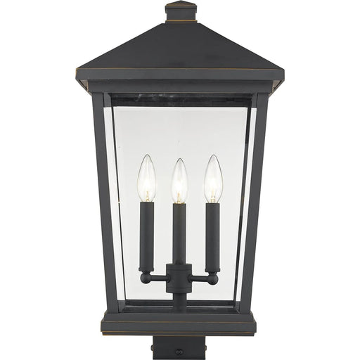 Beacon Oil Rubbed Bronze Outdoor Post Mount Fixture - Outdoor Post Mount Fixtures