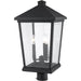 Beacon Oil Rubbed Bronze Outdoor Post Mount Fixture - Outdoor Post Mount Fixtures