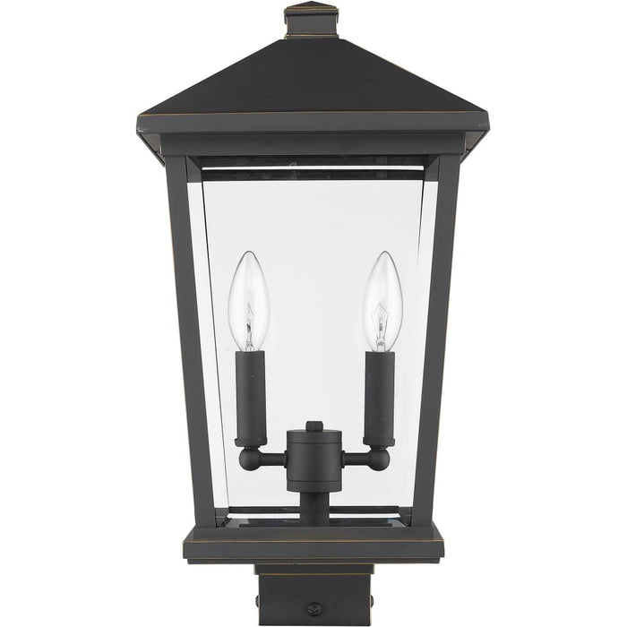 Beacon Oil Rubbed Bronze Outdoor Post Mount Fixture - Outdoor Post Mount Fixtures