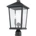 Beacon Oil Rubbed Bronze Outdoor Post Mount Fixture - Outdoor Post Mount Fixtures