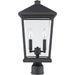 Beacon Oil Rubbed Bronze Outdoor Post Mount Fixture - Outdoor Post Mount Fixtures