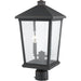 Beacon Oil Rubbed Bronze Outdoor Post Mount Fixture - Outdoor Post Mount Fixtures