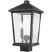 Beacon Oil Rubbed Bronze Outdoor Post Mount Fixture - Outdoor Post Mount Fixtures