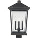 Beacon Oil Rubbed Bronze Outdoor Post Mount Fixture - Outdoor Post Mount Fixtures
