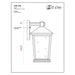 Beacon Oil Rubbed Bronze Outdoor Wall Sconce - Outdoor Wall Sconces