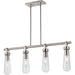 Beaker Brushed Nickel Pendants - Pendants