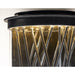 Bedazzle Texture Ebony / Polished Chrome LED Outdoor Wall Mount - Outdoor Wall Mount