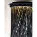 Bedazzle Texture Ebony / Polished Chrome LED Outdoor Wall Mount - Outdoor Wall Mount