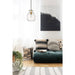 Bella Matte Black Olde Brass 1 Light Mini-Pendant - Mini-Pendants