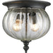 Belmont Black Outdoor Flush Ceiling Mount Fixture | theLightShop