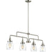 Belton Brushed Nickel Island Pendant - Pendants