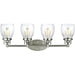 Belton Brushed Nickel LED Vanity Fixture - Bath & Vanity