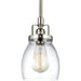 Belton Brushed Nickel Mini-Pendant - Mini-Pendants