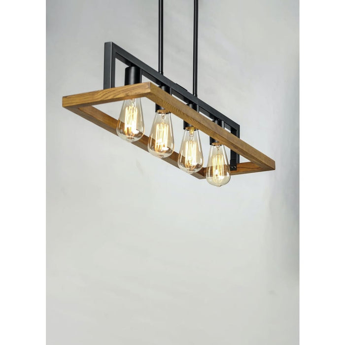 Black Forest Black / Ashbury Linear Pendant - Pendants