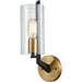 Blakeslee Matte Black Satin Brass Wall Sconce - Wall Sconce
