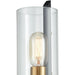 Blakeslee Matte Black Satin Brass Wall Sconce - Wall Sconce