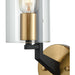 Blakeslee Matte Black Satin Brass Wall Sconce - Wall Sconce