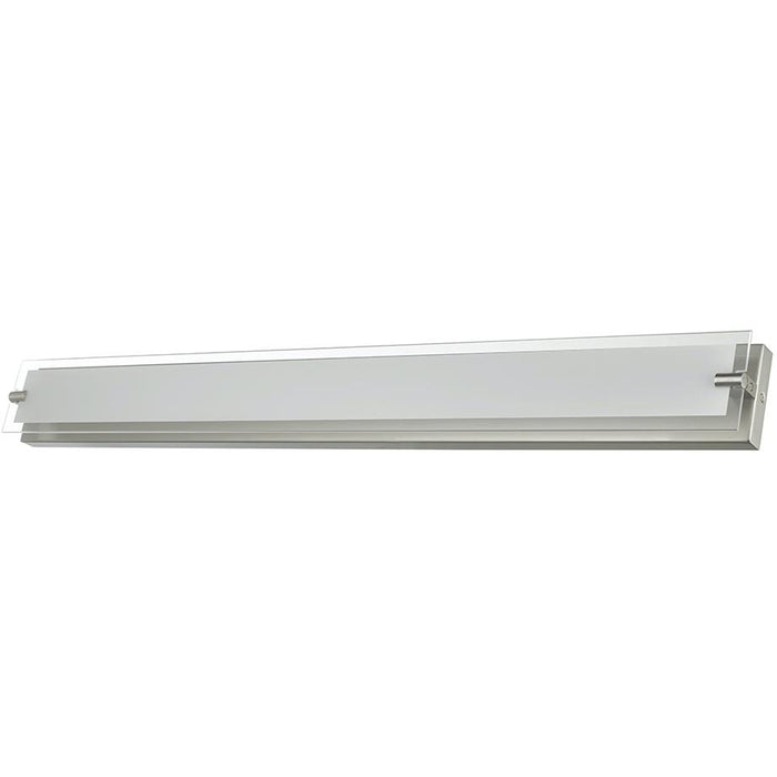 Blaze Brushed Nickel 1 Light LED Vanity Bath - Vanity Bath
