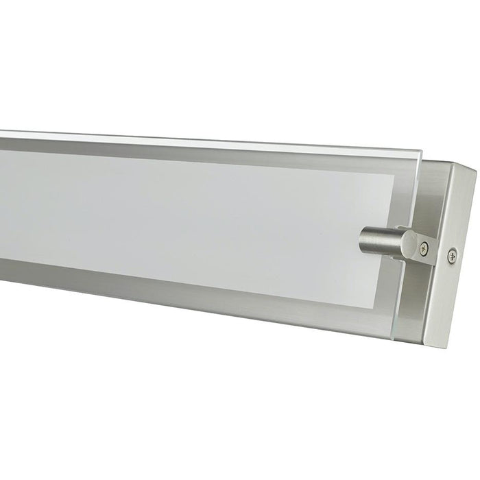 Blaze Brushed Nickel 1 Light LED Vanity Bath - Vanity Bath