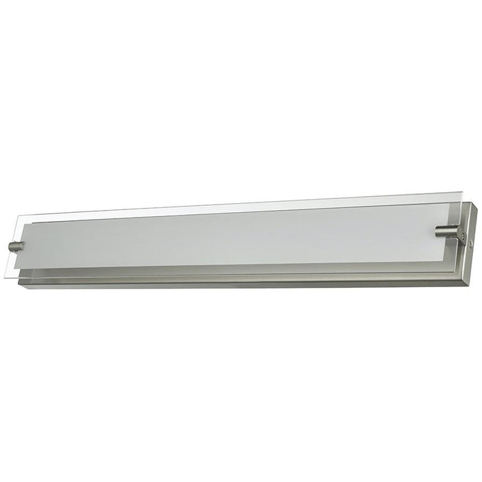 Blaze Brushed Nickel 1 Light LED Vanity Bath - Vanity Bath