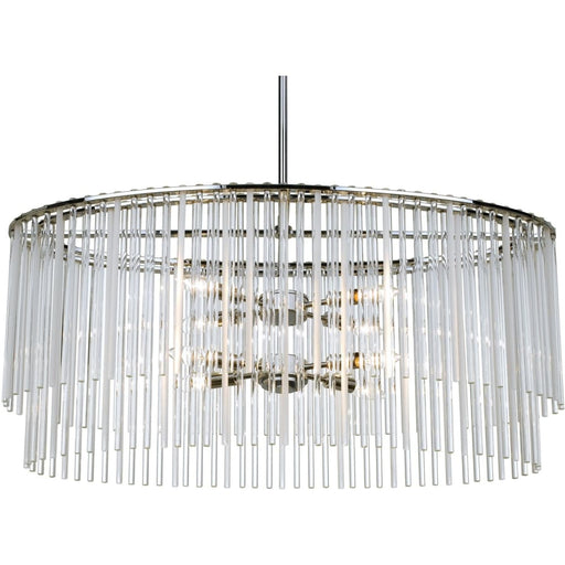 Bleecker 8 Light Polished Chrome Chandelier - Chandeliers