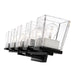 Bleeker Street Matte Black Brushed Nickel 5 Light Vanity - Bath & Vanity