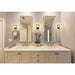 Bleeker Street Matte Black Chrome 1 Light Wall Sconce - Wall Sconces