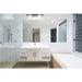 Bleeker Street Matte Black Chrome 4 Light Vanity - Bath & Vanity