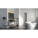 Bleeker Street Matte Black Olde Brass 5 Light Vanity - Bath & Vanity