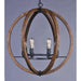 Bodega Bay Anthracite Chandelier - Chandeliers
