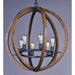Bodega Bay Anthracite Chandelier - Chandeliers